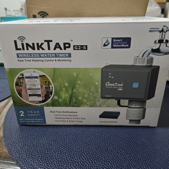 Linktap G2S Wireless Water Timer & Gateway & Flow Meter - Smart Sprinkler Timer - Picture 1 of 9